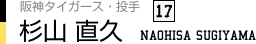 杉山直久（阪神タイガース・投手　17番）